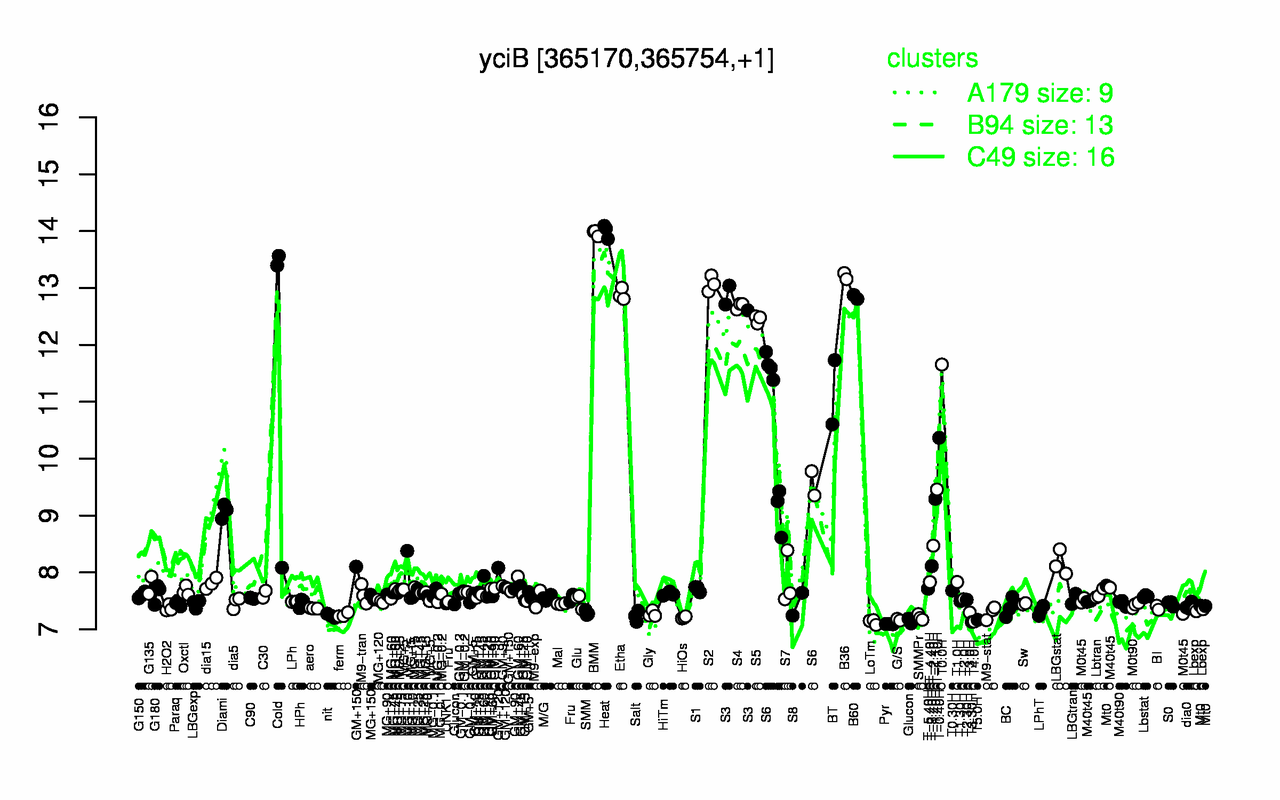 Graph of expression data for this gene.