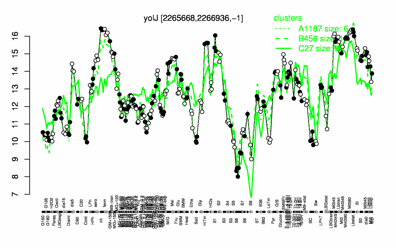 Graph of expression data for this gene.