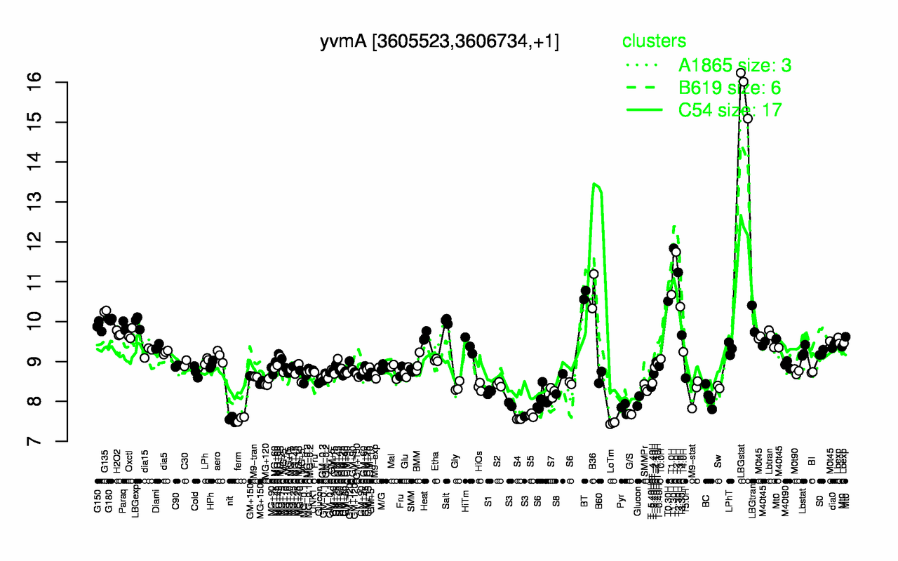 Graph of expression data for this gene.